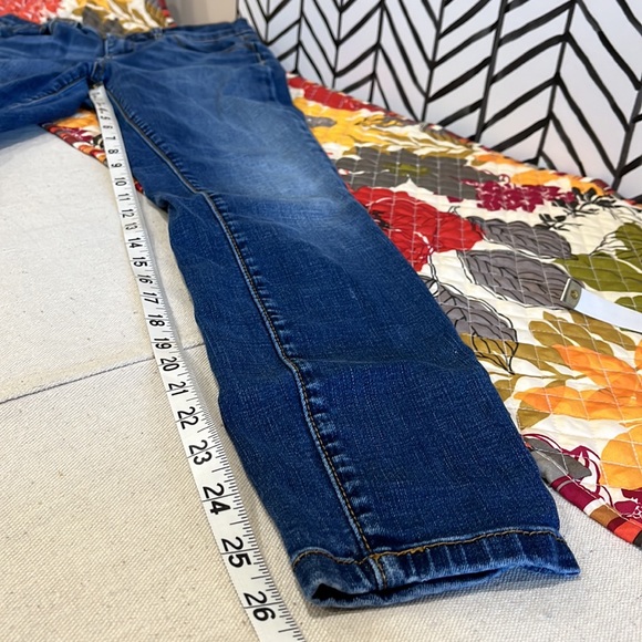 Blank NYC The Great Jones High Rise Skinny Faded Blue Denim Jeans, Size 27 - Picture 11 of 16